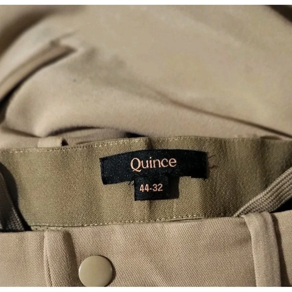 NWT Quince Mens Ultra Stretch 24/7 Smart Chino Pants Khaki 44X32 Casual‎ Neutral